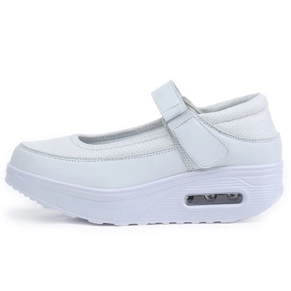 Zapatillas de Plataforma para Mujer - Calzado Casual Estilo Mary Jane con Suela Gruesa