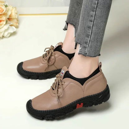 Zapatos de cuero para caminar