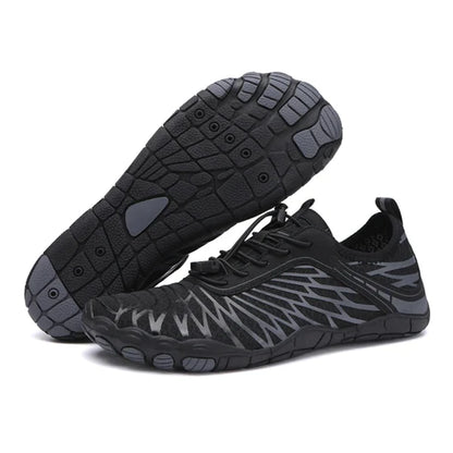 sapatos descalços saudáveis e confortáveis