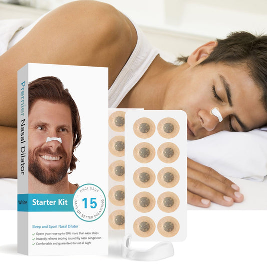 Respira Fácil - Tiras Nasales Magnéticas para Dormir Profundo y Sin Ronquidos