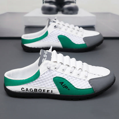 Zapatos casuales de cuero para hombres de medio apoyo 2025 nuevos