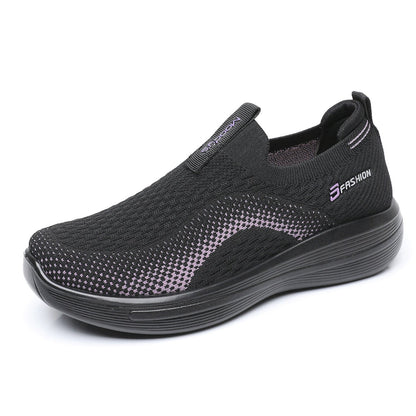 Zapatos tejidos sin cordones