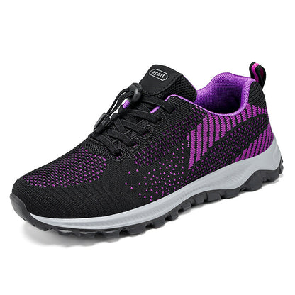 Zapatos de senderismo 2025 nuevos zapatos casuales de otoño para mujeres cómodos zapatos de correr con suelas blandas para personas de mediana edad y ancianos