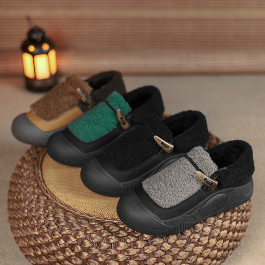 (lucha por el color) zapatos de algodón para mujeres