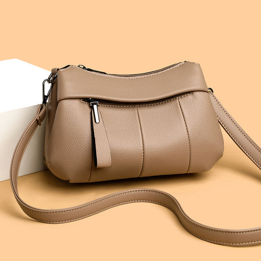 Bolso de piel blanda bolso de madre de mediana edad bolso de mujer