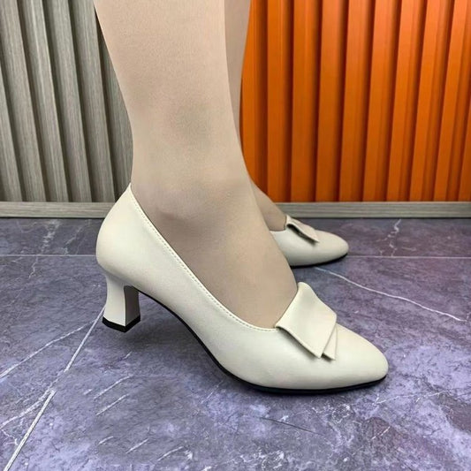 (lengua de zapato doble) tacones altos femeninos