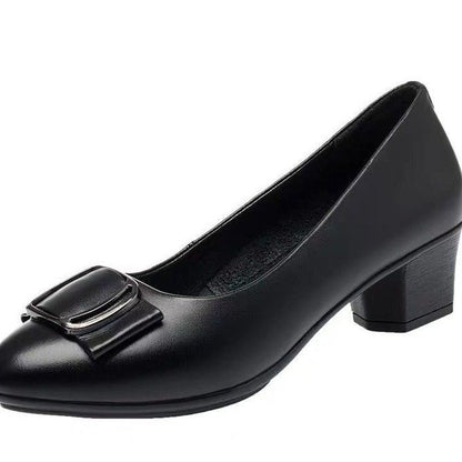 Nuevos zapatos de trabajo cómodos para madres de mediana edad y ancianos en primavera de 2025