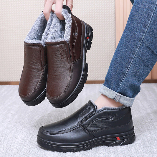 Botas de algodón de piel masculina (guangy)