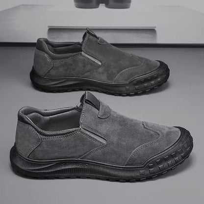 Zapatos de seguro laboral zapatos masculinos 2024 botas de cuero impermeables de parte baja explosivas en verano