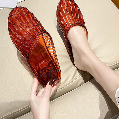 Zapatos de cristal de concha [no rotos en diez años