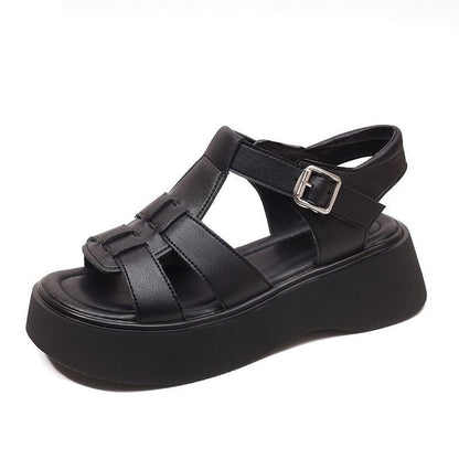 Sandalias casuales cómodas y modernas – de piel genuina