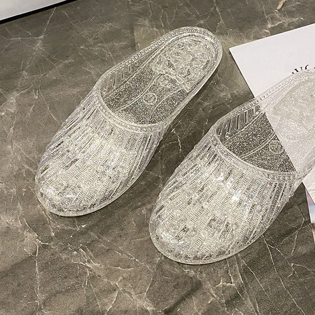 Zapatos de cristal de concha [no rotos en diez años