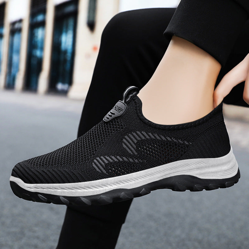 Zapatos de senderismo para parejas nuevos zapatos de tenis y zapatos de tela 2025 en otoño