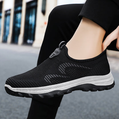 Zapatos de senderismo para parejas nuevos zapatos de tenis y zapatos de tela 2025 en otoño
