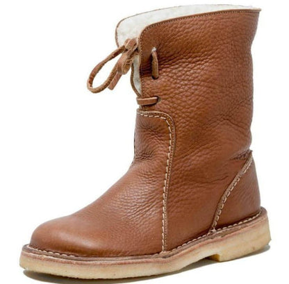 Botas impermeables de cuero