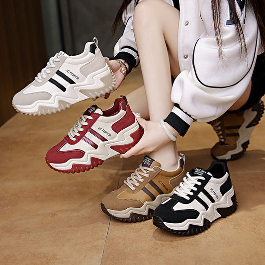 Zapatos casuales de moda con suela gruesa JC8