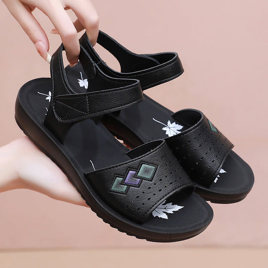 Sandalias de hoja de arce