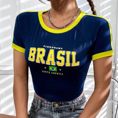 Umbigo exposto sexy/vida/moda