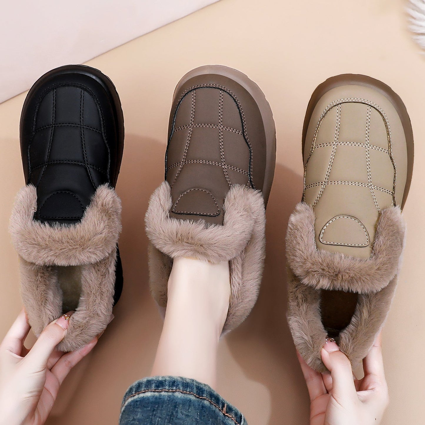 Botas de nieve cálidas y resistentes al frío