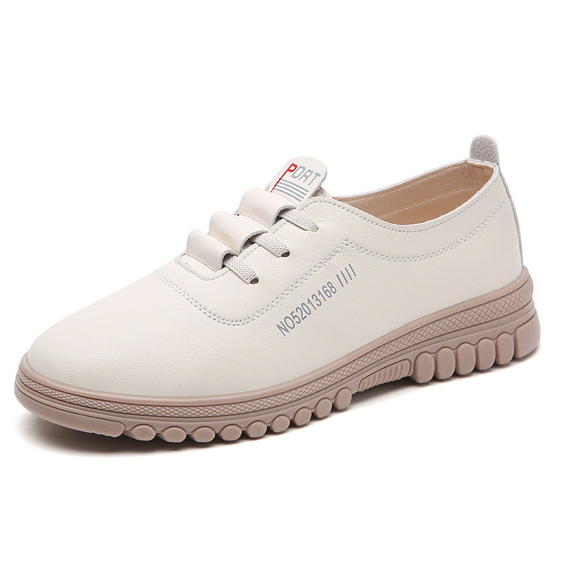 Zapatos casuales de suela blanda [piel auténtica]