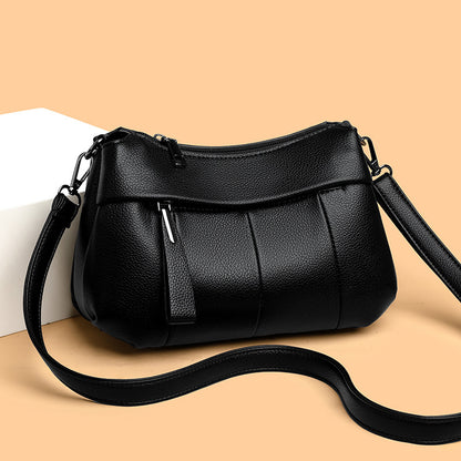 Bolso de piel blanda bolso de madre de mediana edad bolso de mujer