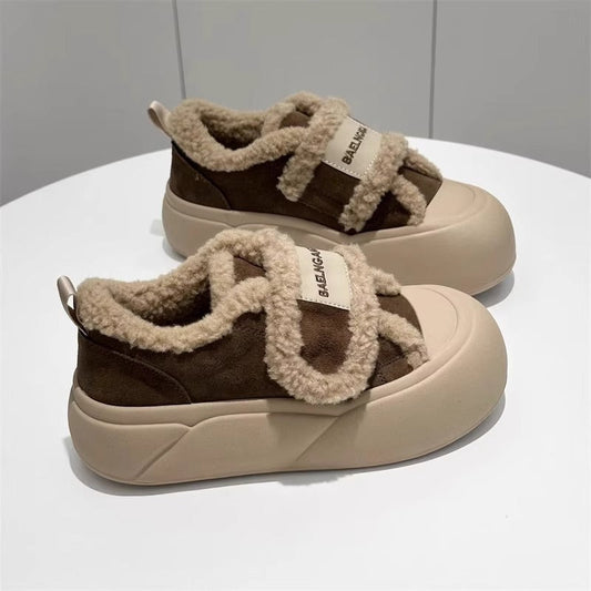 (pegatinas mágicas de algodón) zapatos de algodón para mujeres