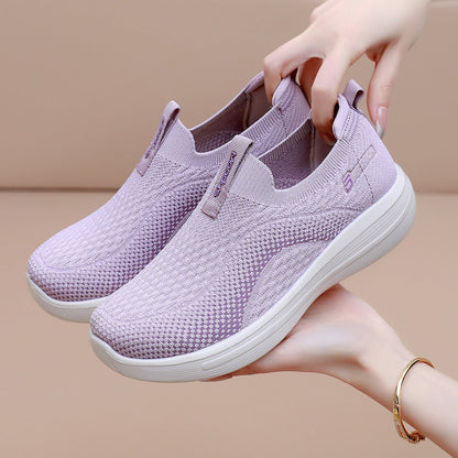 Zapatos tejidos sin cordones