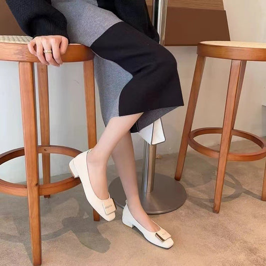 (placa de hierro) zapatos individuales femeninos