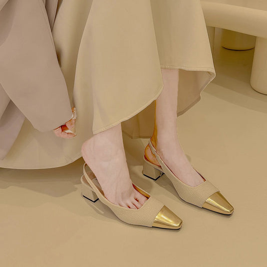 (cabeza dorada) tacones altos