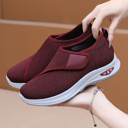 Zapatos mujeres casual zapatos de suela gruesa zapatos transfronterizos shoes transpirables zapatos de cojín de aire de aumento