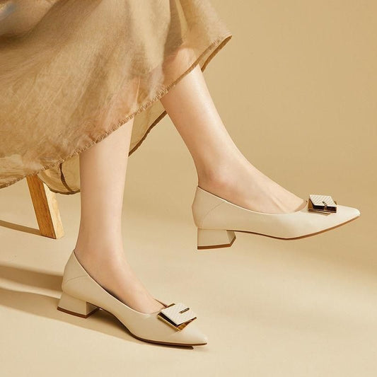 (doble placa de hierro) tacones altos