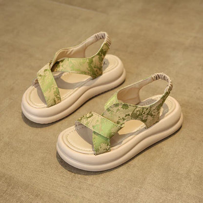 Sandalias romanas para mujeres en verano con un nuevo sentido de alta gama 2025