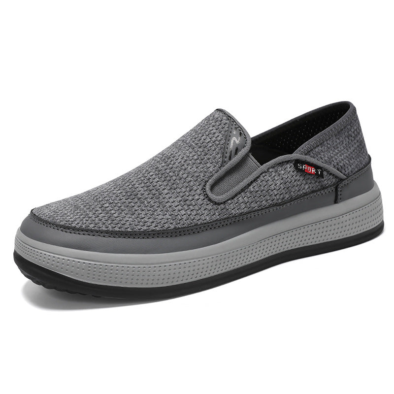 Zapatos 2025 nuevos zapatos de tela para hombres en verano