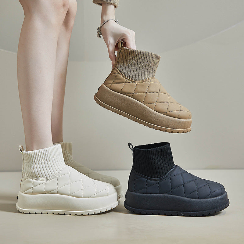 Botas de nieve altas de polar