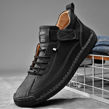 Mocasines de Cuero Real para Hombre - Sin Cordones y Transpirables