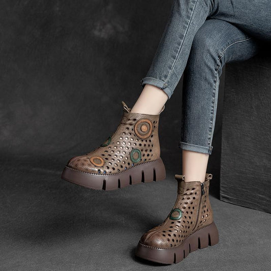 Botas de verano con aberturas