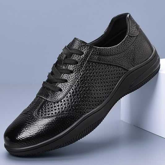 (Piel de vaca de grano superior)Zapatos de cuero para hombre