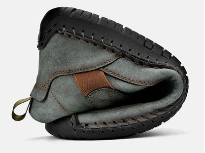Mocasines de Cuero Real para Hombre - Sin Cordones y Transpirables