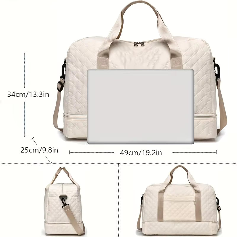 ✈️Bolso de Viaje con Zapatera e Impermeable
