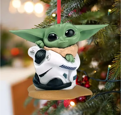 Baby Yoda Decoración Navideña Starwars