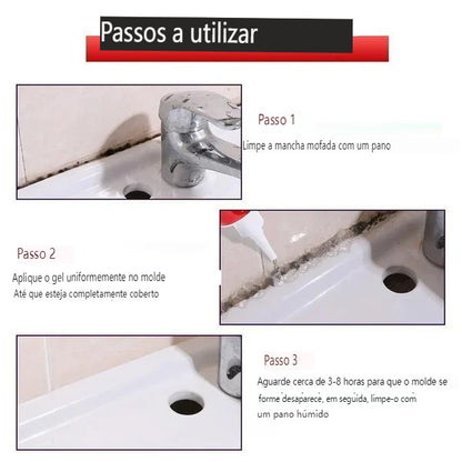 Gel removedor de mofo doméstico