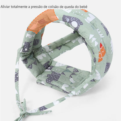 Chapéu de segurança para bebês, arnês anti-queda, arnês de proteção, cabeça macia anticolisão, chapéu anticolisão para crianças
