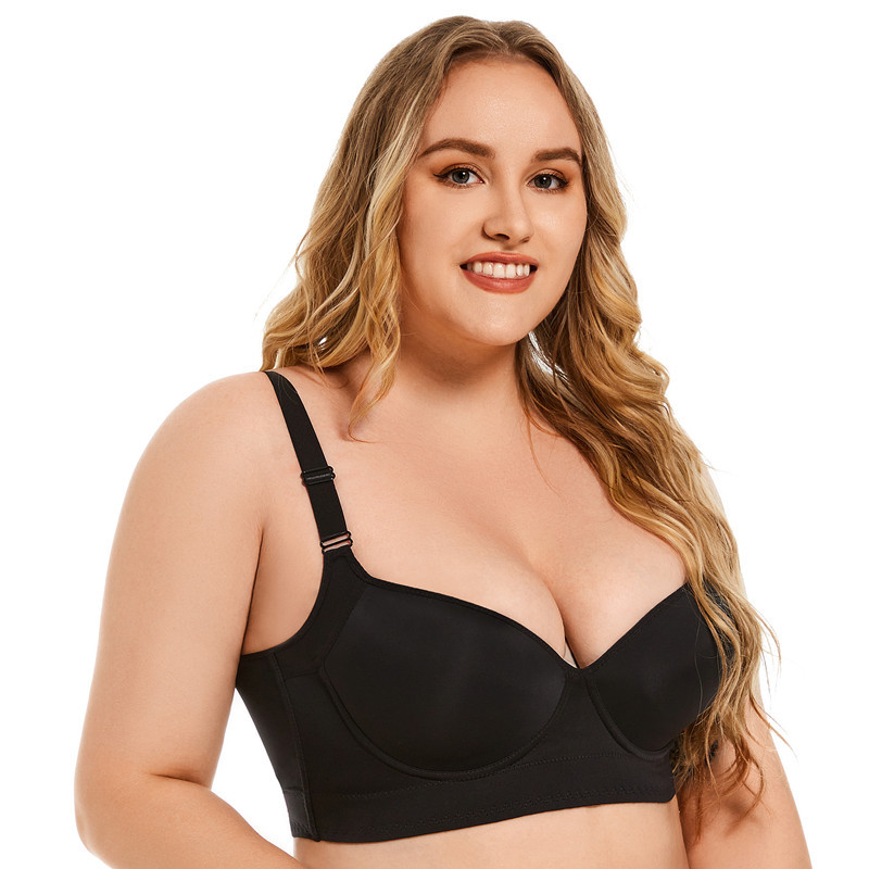 🔥Gran oferta - 49 % de descuento🔥Sujetador de copa profunda con espalda oculta para mujer