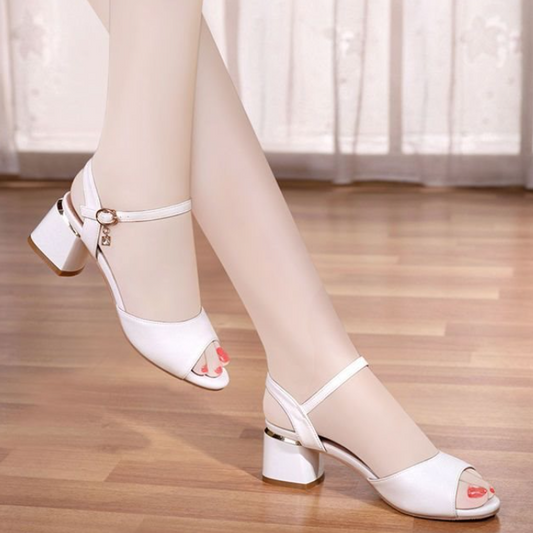 (pequeños diamantes) tacones altos femeninos