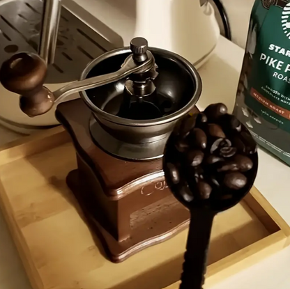 Juego de Molinillo de Café Manual y Cafetera de Estilo Vintage