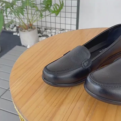 Zapatos de cuero sencillos26617