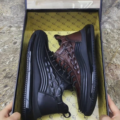 zapatos de cocodrilo para hombre