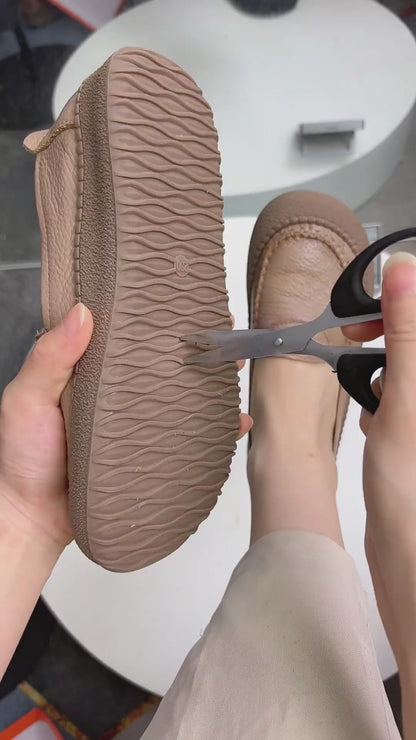 Zapatos de suela blanda 100% de piel de vaca auténtica26703