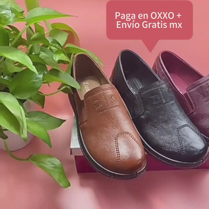 Zapatos de piel de doble H