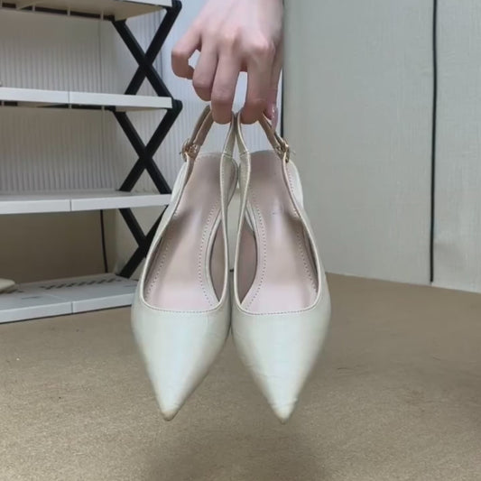 Zapatos Slingback Elegantes para Mujer